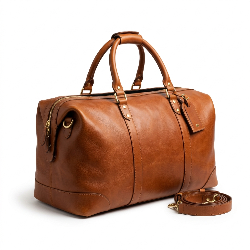 Cognac Weekender Duffel
